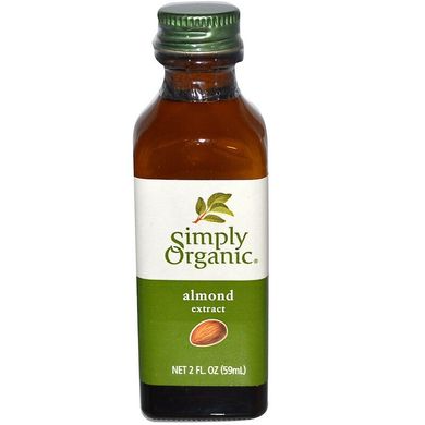 Екстракт мигдалю, Simply Organic, 2 рі унц (59 мл)