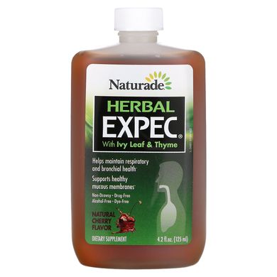 EXPEC з екстрактами трав, відхаркувальний засіб на травах, натуральний вишневий смак, Naturade, 125 мл