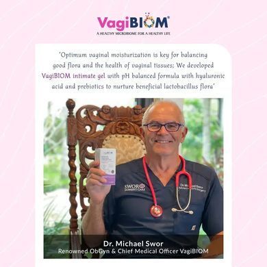 Зовнішній зволожуючий вагінальний гель Biom Probiotics (Natural External Vaginal Moisturizer Gel) 60 мл
