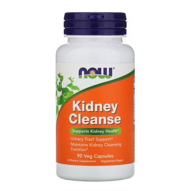 Засіб для сечовивідних шляхів та очищення нирок Now Foods (Kidney Cleanse) 90 вегетаріанських капсул