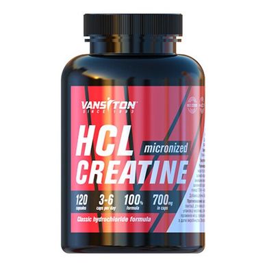 Креатин гідрохлорид Vansiton (Creatine Hydrochloride HCL) 120 капсул