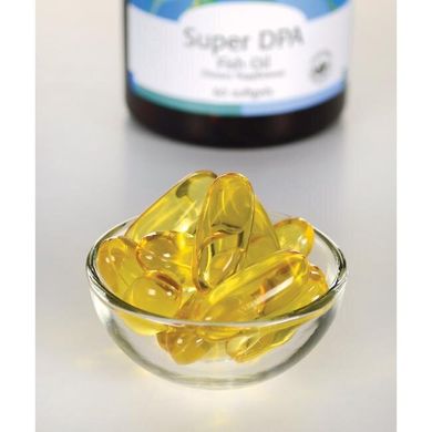 Супер ДХА Рыбий жир, Super DHA Fish Oil, Swanson, 1,000 мг, 60 капсул купить в Киеве и Украине