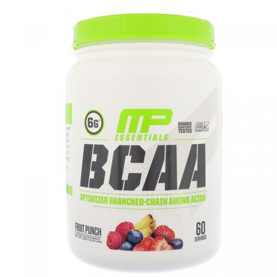Аминокислота BCAA Essentials, фруктовый пунш, MusclePharm, 516 г купить в Киеве и Украине