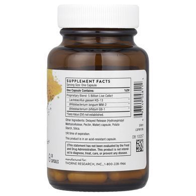 Probiotics Thorne Research (FloraMend Prime Probiotic) 30 capsules