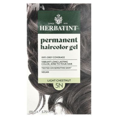 Краска для волос светлый-каштан Herbatint (Haircolor Gel) 5N 135 мл купить в Киеве и Украине