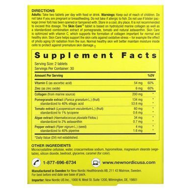 Skin Care, Collagen Filler, 60 tablets