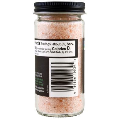 Рожева гімалайська сіль дрібношліфована Frontier Natural Products (Pink Salt Himalayan) 127 г