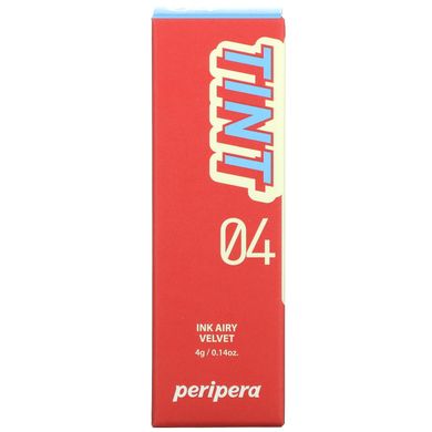Peripera, Тинт для губ Ink Airy Velvet Lip Tint, 04 Pretty Pink, 4 г (0,14 унції)