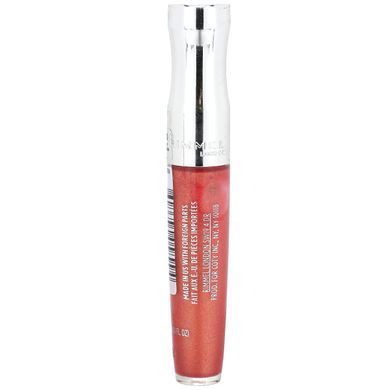 Rimmel London, Stay Glossy, lip gloss, shade 640 All Day Seduction, 5.5 ml (0.18 fl oz).