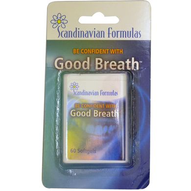 Свіжість дихання, Good Breath, Scandinavian Formulas, 60 гелевих капсул