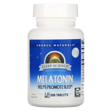 Мелатонін Source Naturals (Melatonin) 1 мг 300 таблеток