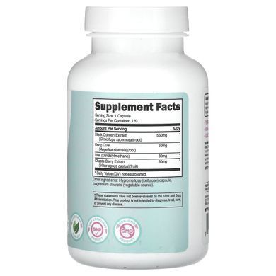 Nutricost, Women, Black Cohosh, 660 mg, 120 Capsules
