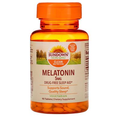 Мелатонін Sundown Naturals (Melatonin) 3 мг 90 таблеток