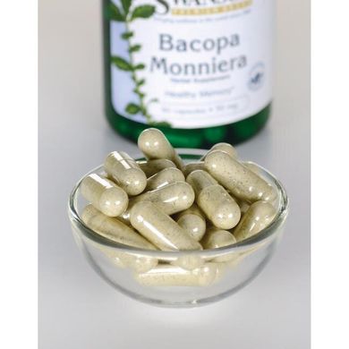 Bacopa Монієр 10: 1 Екстракт, Bacopa Monniera 10: 1 Extract, Swanson, 50 мг, 90 капсул