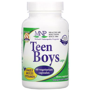 Мультивітаміни для хлопчиків-підлітків Michael's Naturopathic (Multi-Vitamin) 60 капсул