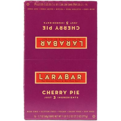 Батончики со вкусом вишневого пирога Larabar 16 бат. купить в Киеве и Украине