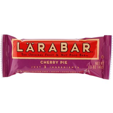 Батончики зі смаком вишневого пирога Larabar 16 бат.