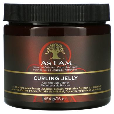As I Am, Classic, Curling Jelly, засіб для завивки та локонів, 16 унцій (456 г)