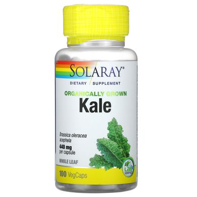 Капуста кале Solaray (Grown Kale) 440 мг 100 капсул купить в Киеве и Украине