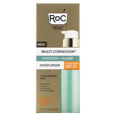 RoC, Multi Correxion, зволожуючий крем для пухлості, SPF 30, 1,7 рідких унцій (50 мл)