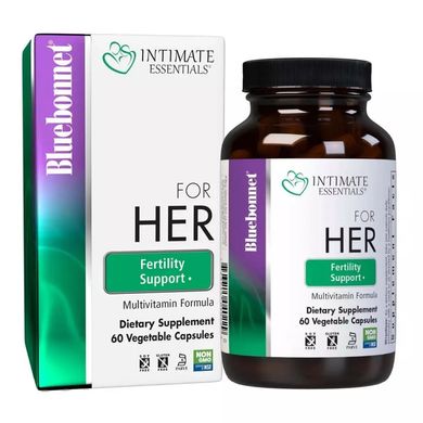 Комплекс для Неї Bluebonnet Nutrition (Intimate Essenitals For Her Fertility Support Multivitamins) 60 вегетаріанських капсул