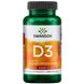 Вітамін Д-3 - більш висока ефективність, Vitamin D3 - Higher Potency, Swanson, 2,000 МО, 250 капсул фото