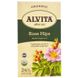 Organic, чай з шипшини, без кофеїну, Alvita Teas, 24 чайних пакетика, по 2,75 унції (78 г) кожен фото