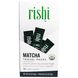 Чай матчу в стіках органік Rishi Tea (Matcha Green Tea) 12 пакетів 18 г фото