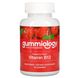 Жевательные таблетки для взрослых с витамином В12 со вкусом малины, Gummiology, 90 вегетарианских жевательных таблеток фото