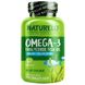 Омега-3, трігліцеридний риб'ячий жир, Omega-3, Triglyceride Fish Oil, NATURELO, 1100 мг, 60 м'яких капсул фото