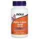 Альфа-ліпоєва кислота Now Foods (Alpha Lipoic Acid) 100 мг 60 капcул фото