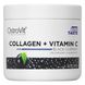 Колаген та вітамін С смак чорна смородина OstroVit (Collagen + Vitamin C) 200 г фото