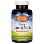Мультивітаміни для чоловіків з Омегою-3s Carlson Labs (Men's Omega Multi) 60 капсул