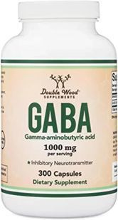 ГАБА гамма-аминомасляная кислота Double Wood (GABA) 500 мг 300 капсул купить в Киеве и Украине