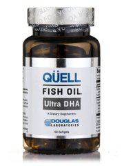 Заспокійливий риб'ячий жир із ДГК Douglas Laboratories (Quell Fish Oil Ultra DHA) 60 м'яких капсул