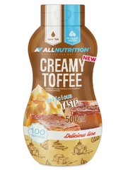 Соус кремовый ирис Allnutrition (Sauce Creamy Toffee) 500 мл. (До 12.22) купить в Киеве и Украине