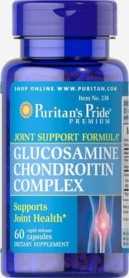 Глюкозамин Хондроитин Комплекс, Glucosamine Chondroitin Complex, Puritan's Pride, 60 капсул купить в Киеве и Украине