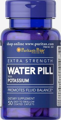 Водні таблетки Extra Strength ™, Extra Strength Water Pill ™, Puritan's Pride, 50 таблеток
