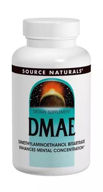ДМАЕ (диметиламіноетанол) Source Naturals (DMAE) 351 мг 100 капсул