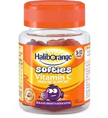 Мультивитамины и Витамин C для детей Haliborange (Kids Multi Vitamin C Softies) 30 жевательных конфет купить в Киеве и Украине