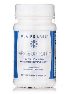 Пробиотики Klaire Labs (ABx Support) 28 вегетарианских капсул купить в Киеве и Украине