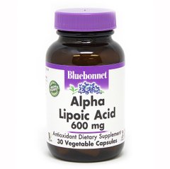 Альфа-липоевая кислота Bluebonnet Nutrition (Alpha Lipoic Acid) 600 мг 30 капсул купить в Киеве и Украине