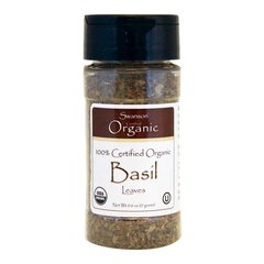 100% Certified Organic Basil Leaves, Swanson, 17 грам купить в Киеве и Украине