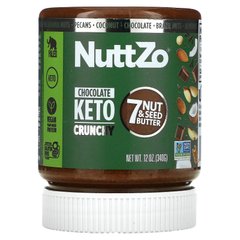 7 горіхів та насіння хрусткий шоколадний кето Nuttzo (7 Nut & Seed Butter Chocolate Keto Crunchy) 340 г