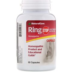 Гомеопатическое средство РингСтоп NaturalCare (Ring Stop) 60 капсул купить в Киеве и Украине
