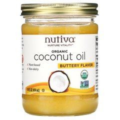 Кокосовое масло органик Nutiva (Coconut Oil) 414 мл купить в Киеве и Украине
