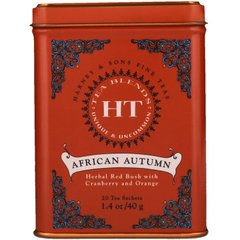Африканська осінь, Harney ,Sons, 20 чайних пакетиків, 14 унції (40 г)