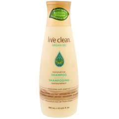 Відновлювальний шампунь з аргановою олією Live Clean (Argan Oil Restorative Shampoo) 350 мл