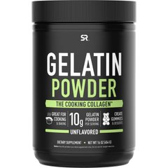 Колагеновий протеїн Sports Research (Beef Gelatin Collagen Protein) 454 г
