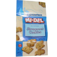 Печиво з аррорут, без глютену, Mi-Del Cookies, 8 унцій (227 г)